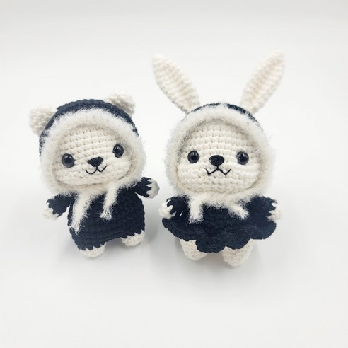 "똥손"도 금손되는 마법? 초보 코바늘러의 키링 인형 도전기! 코바늘인형